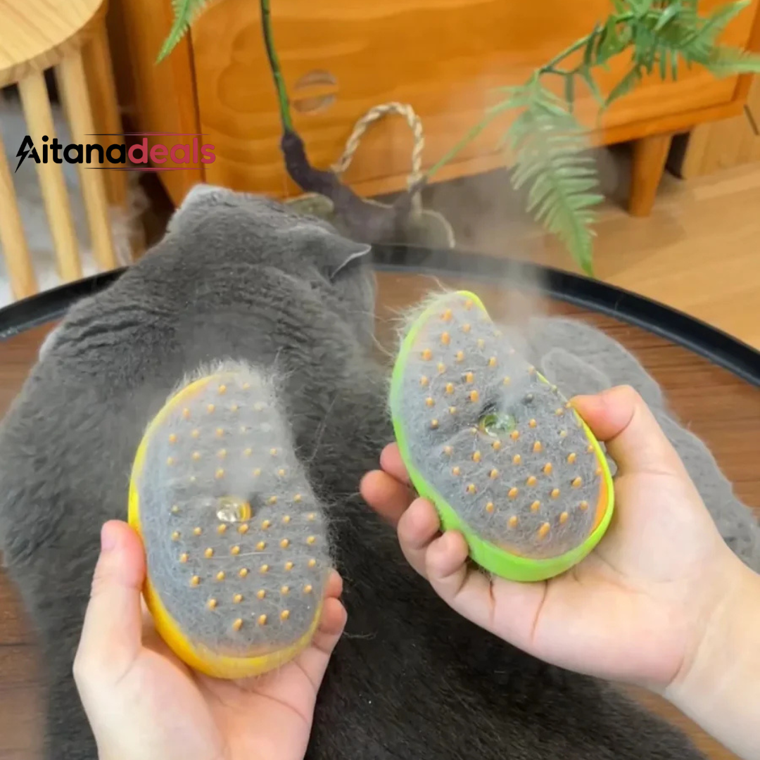 Cepillo de Vapor 3 en 1 para Mascotas